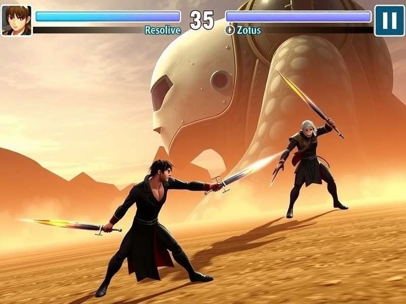 Resolute Fighter Gameplay Screenshot